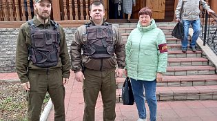 Представители силовых структур и Шарьинские дружинники - едины в охране общественного порядка